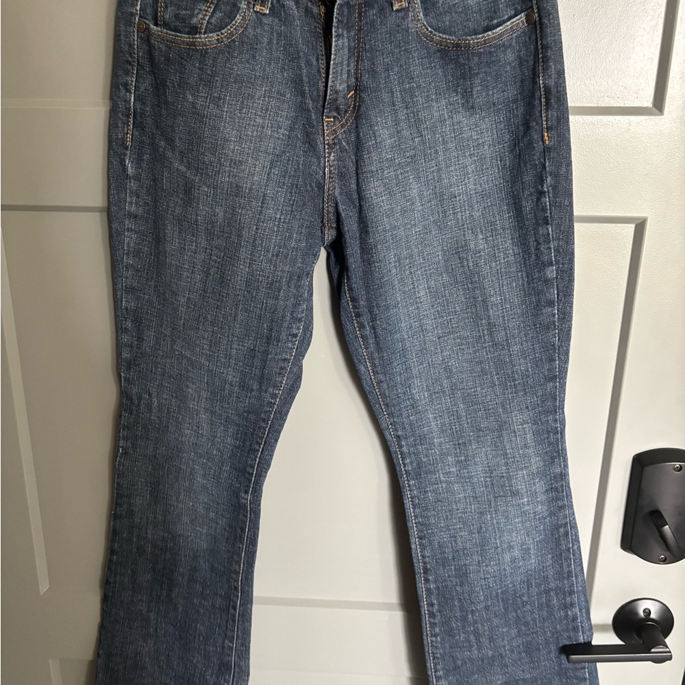 GAP Women's Blue Straight Leg Jeans